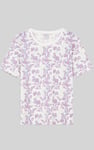 Crayon Leaf Printed T-Shirt