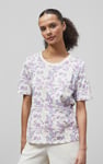 Crayon Leaf Printed T-Shirt