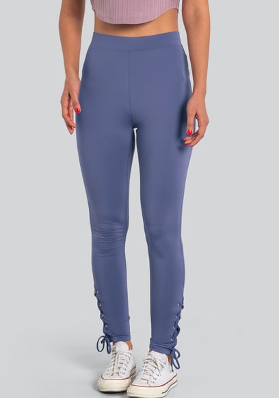 Women's Draw cord Detailed Hem Slim Leggings