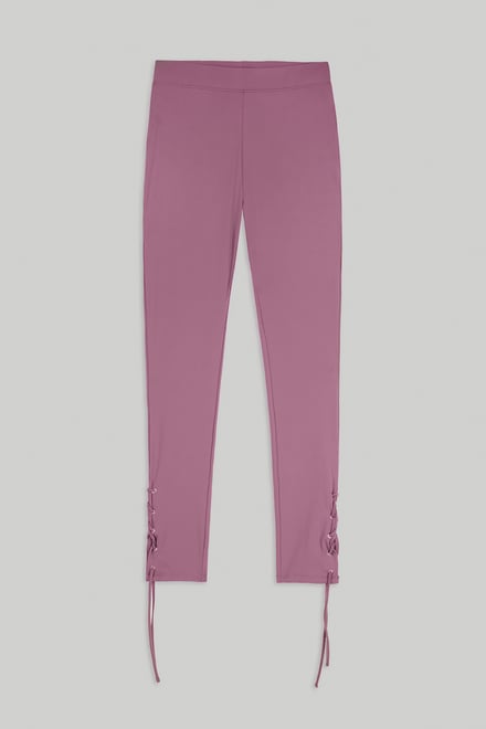 Women's Draw cord Detailed Hem Slim Leggings