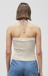 Halter Neck Ribbed Cami Vest Top