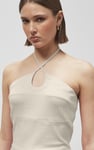 Halter Neck Ribbed Cami Vest Top