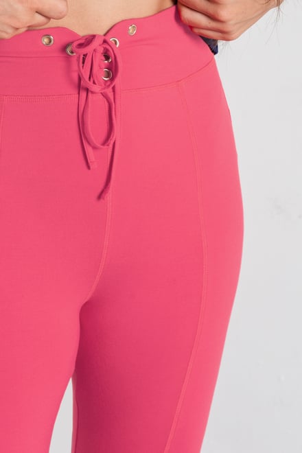 Super Soft Leggings With Waist Drawstring Details