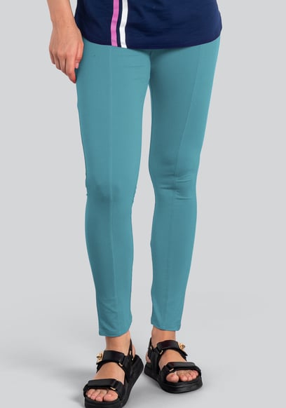 Super Soft Leggings With Waist Drawstring Details