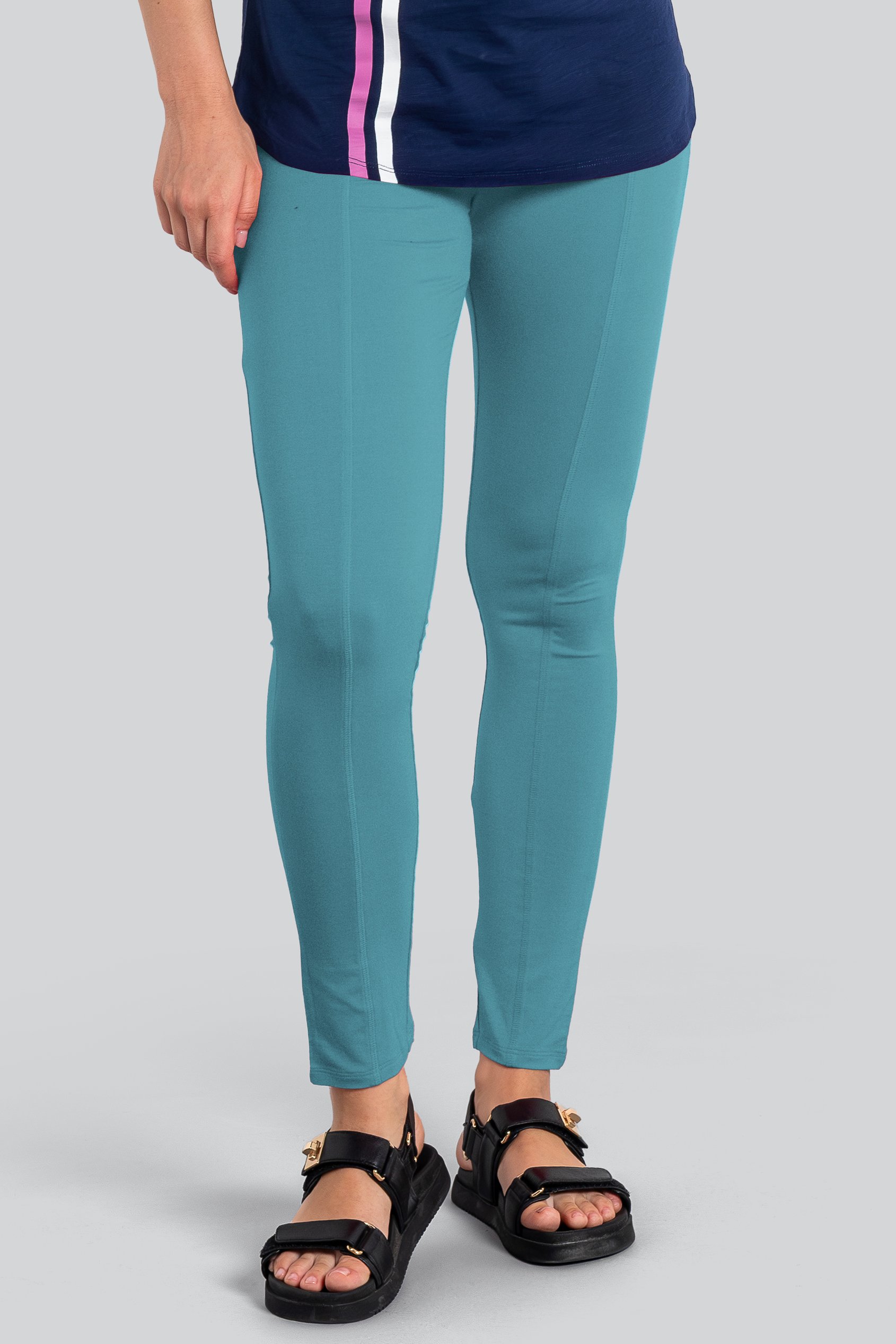Super Soft Leggings With Waist Drawstring Details