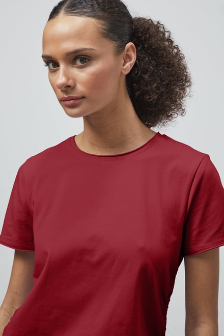 Ruched Side Seam T-Shirt