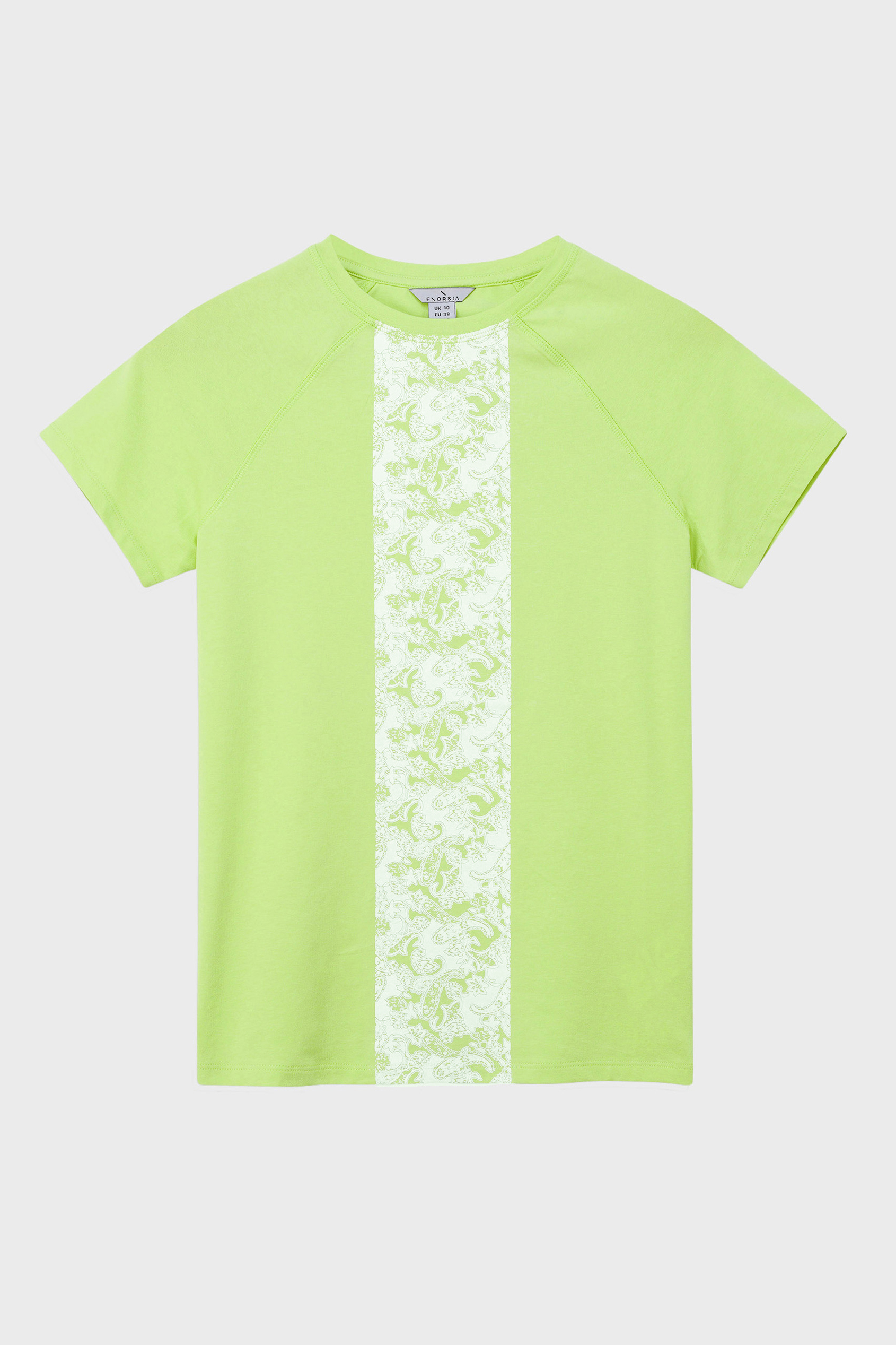 Patch Print Short Sleeve Raglan T-shirts