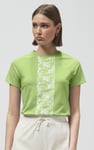 Patch Print Short Sleeve Raglan T-shirts