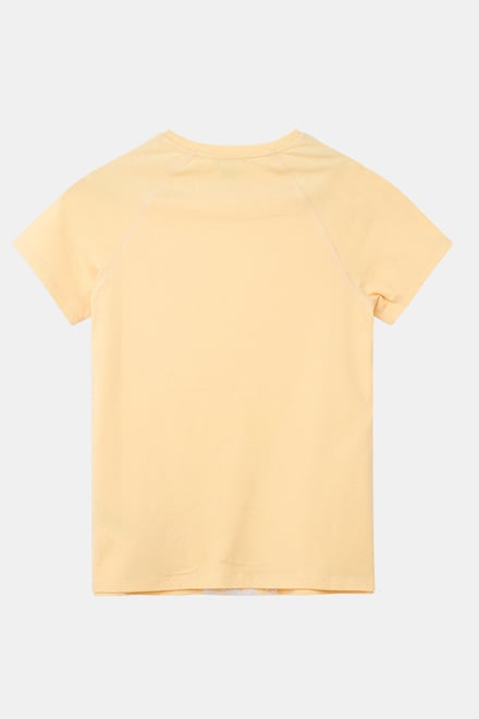 Patch Print Short Sleeve Raglan T-shirts