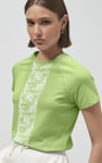 Patch Print Short Sleeve Raglan T-shirts