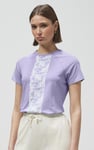 Patch Print Short Sleeve Raglan T-shirts
