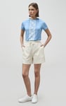Patch Print Short Sleeve Raglan T-shirts