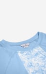 Patch Print Short Sleeve Raglan T-shirts
