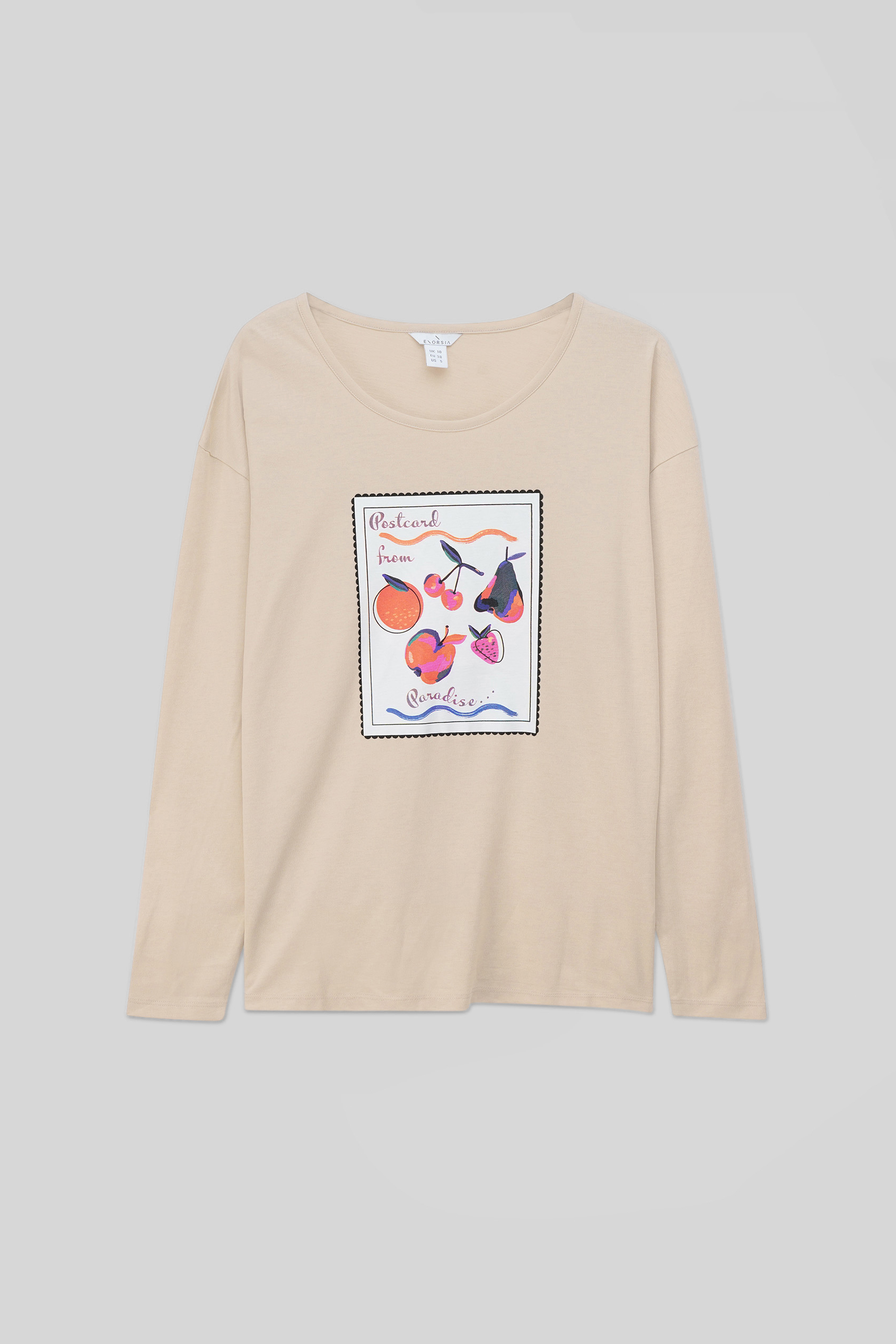 Women’s Crew Neck Long Sleeve T-Shirt | Enorsia
