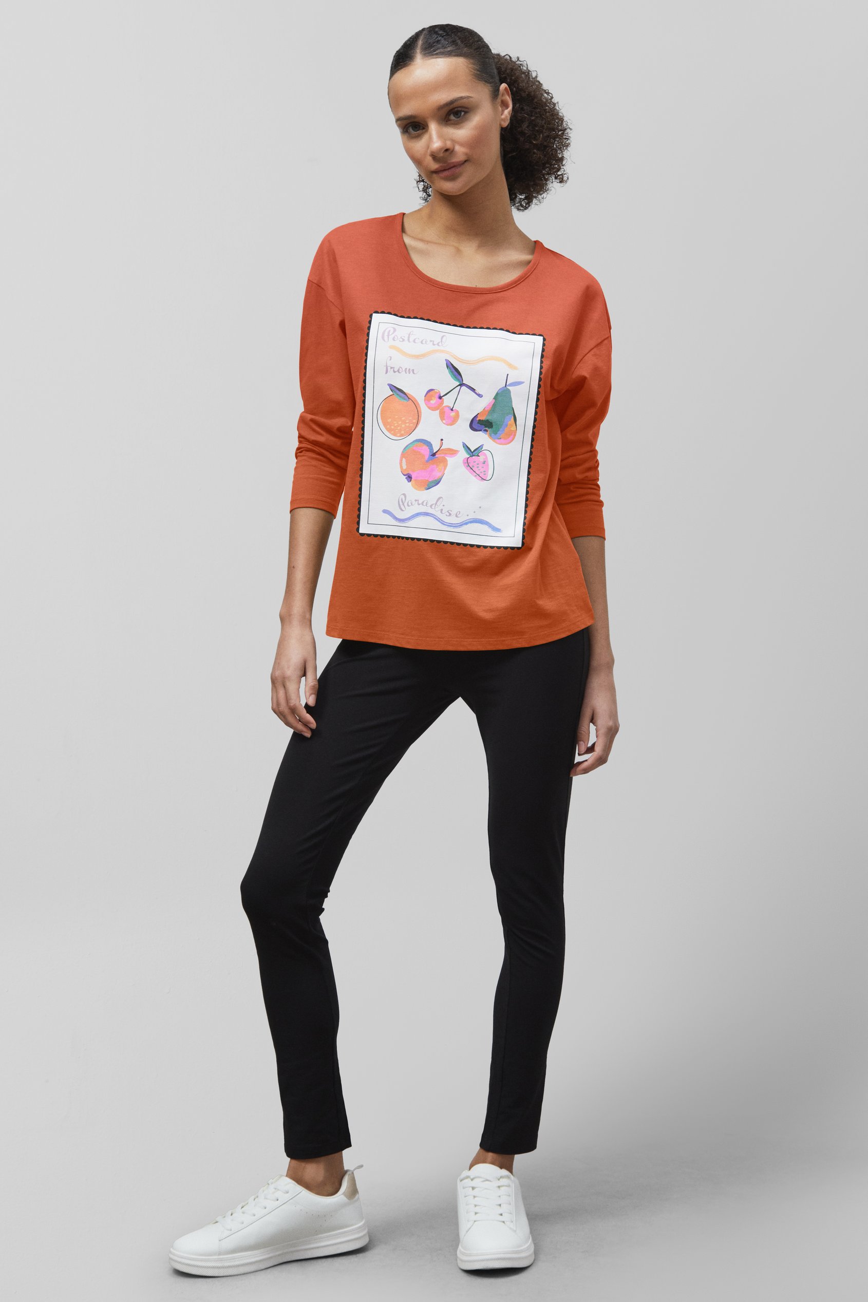 Women’s Crew Neck Long Sleeve T-Shirt | Enorsia