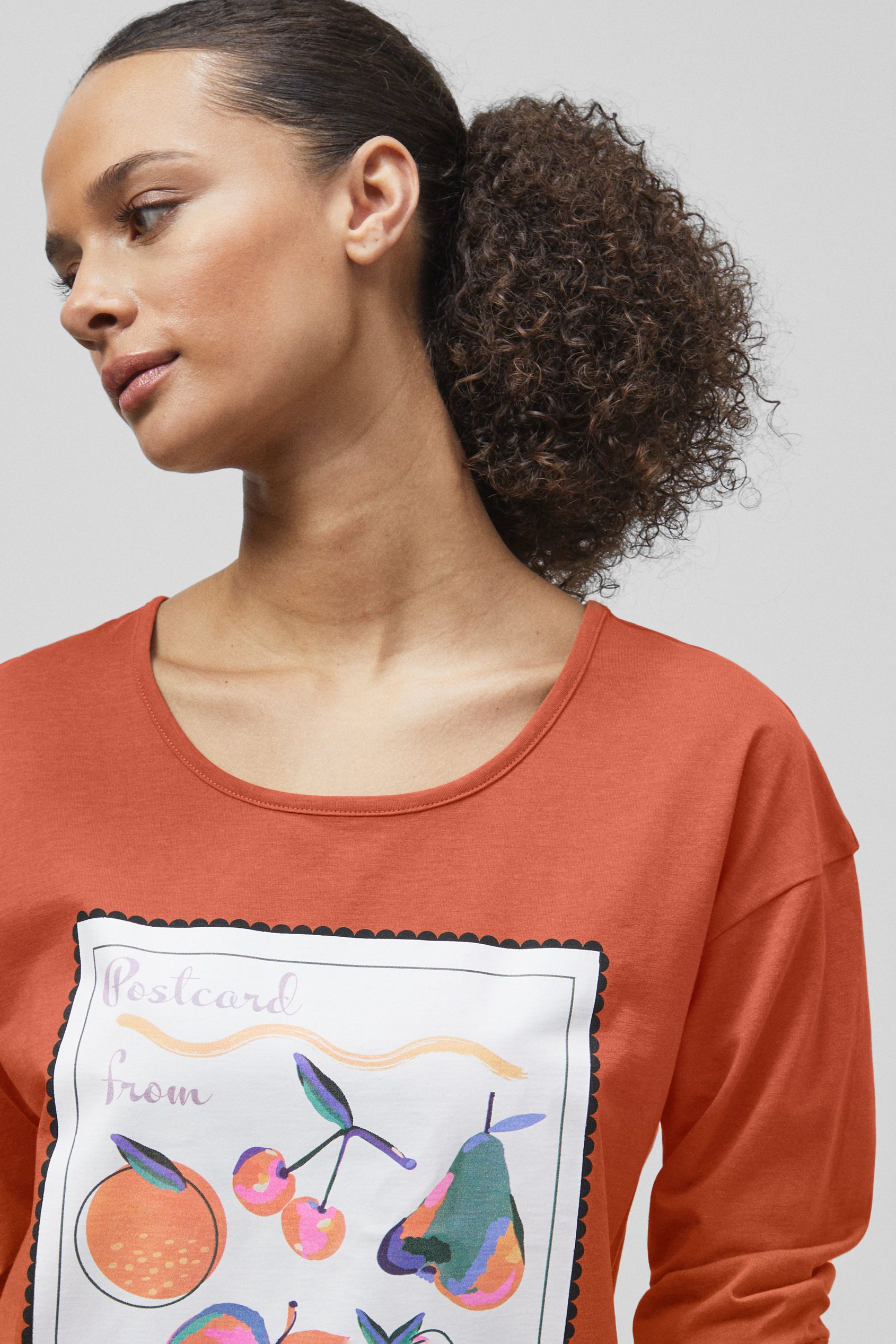 Women’s Crew Neck Long Sleeve T-Shirt | Enorsia