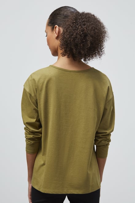 Women’s Crew Neck Long Sleeve T-Shirt | Enorsia