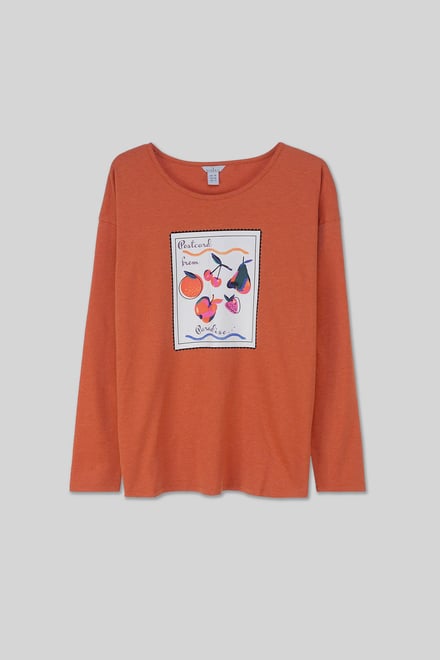 Women’s Crew Neck Long Sleeve T-Shirt | Enorsia