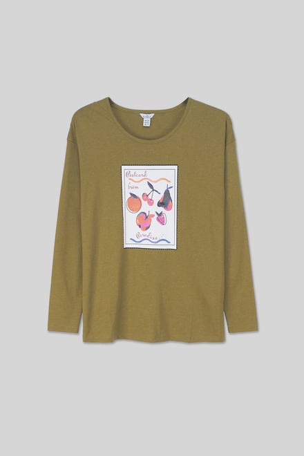 Women’s Crew Neck Long Sleeve T-Shirt | Enorsia