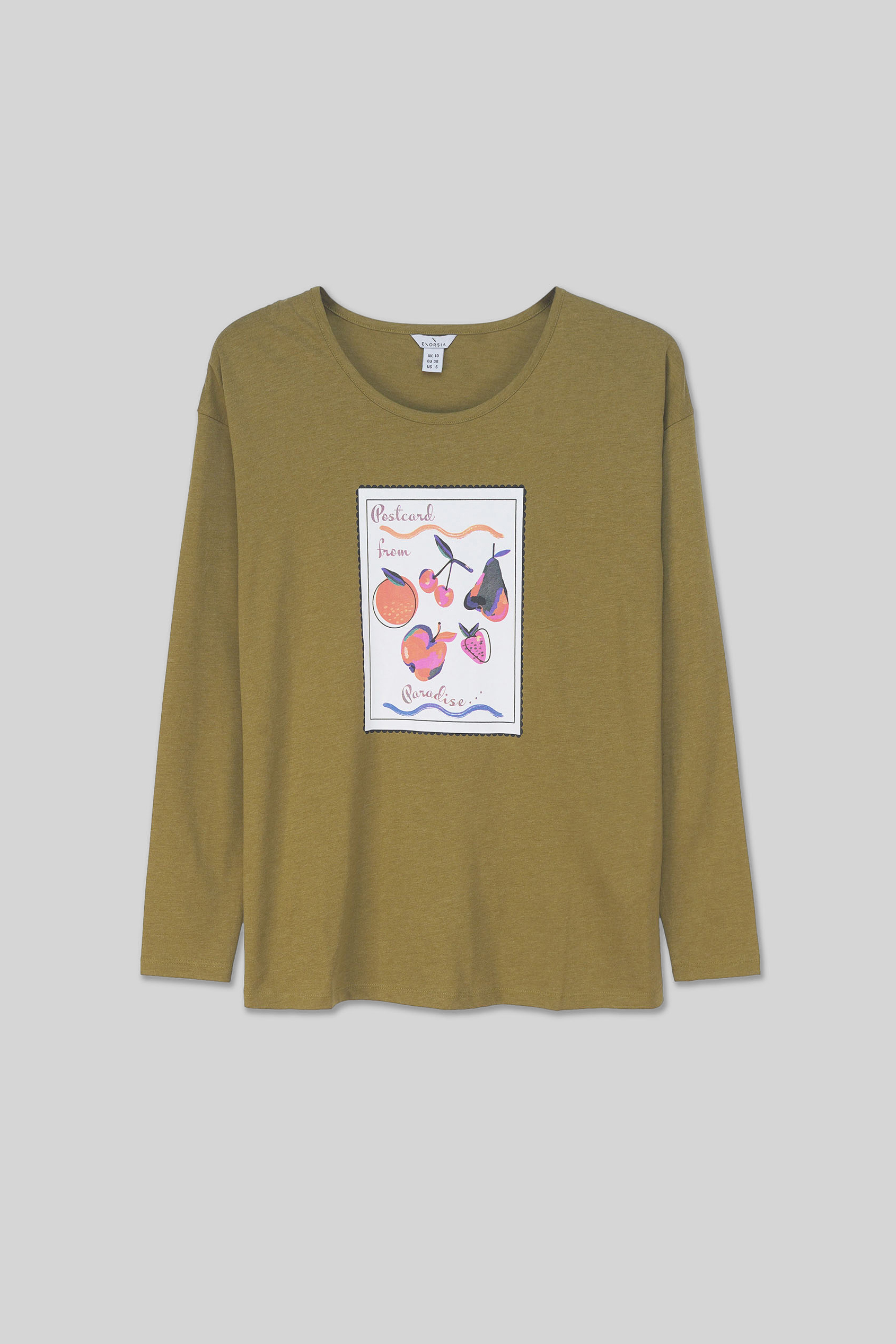 Women’s Crew Neck Long Sleeve T-Shirt | Enorsia