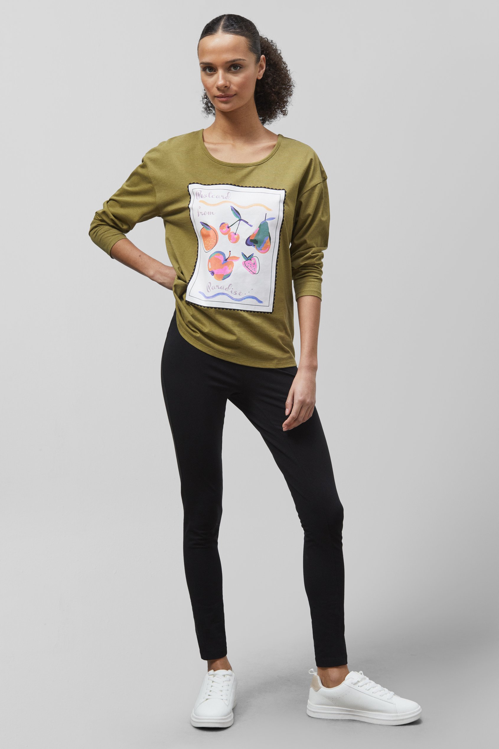 Women’s Crew Neck Long Sleeve T-Shirt | Enorsia