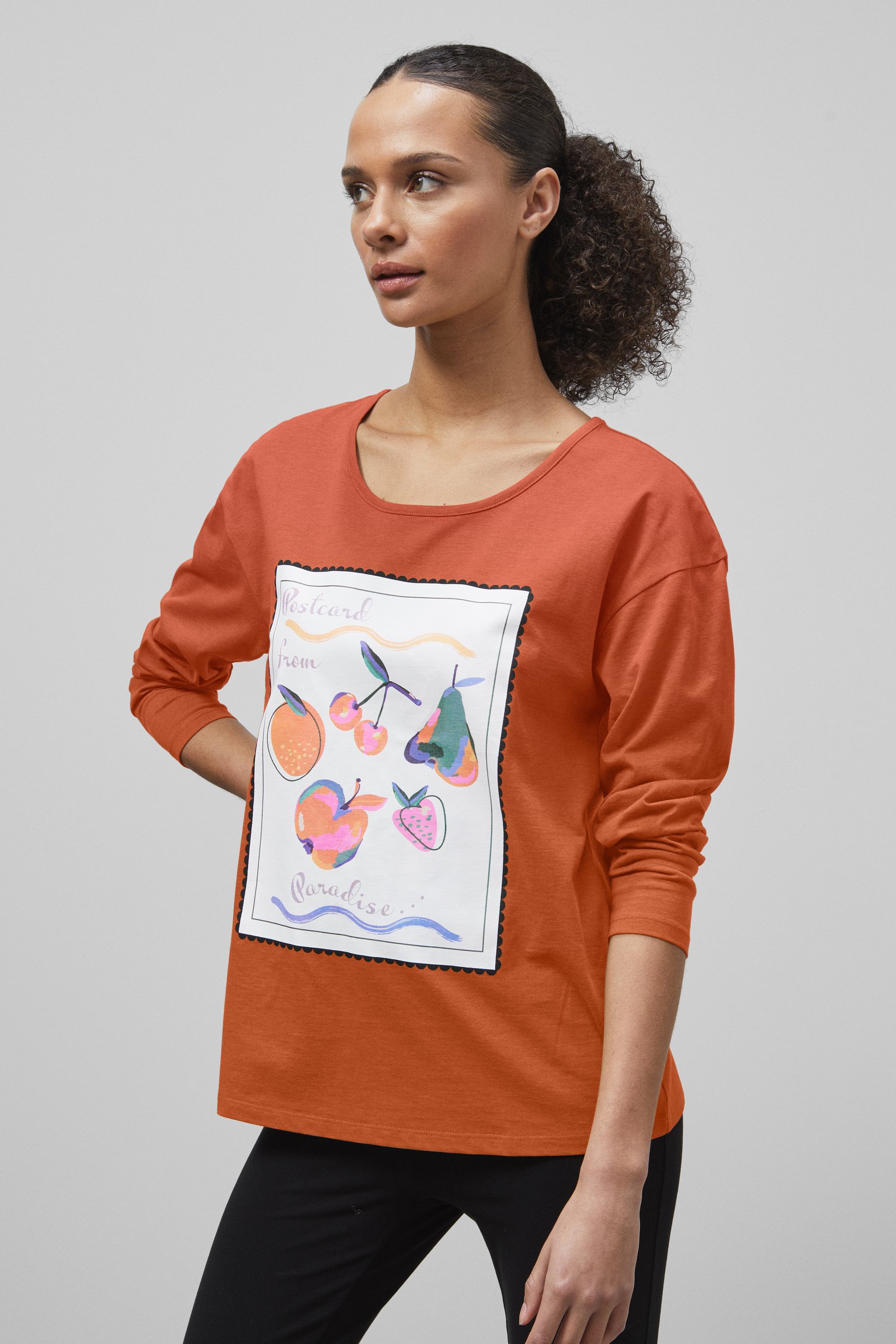 Women’s Crew Neck Long Sleeve T-Shirt | Enorsia