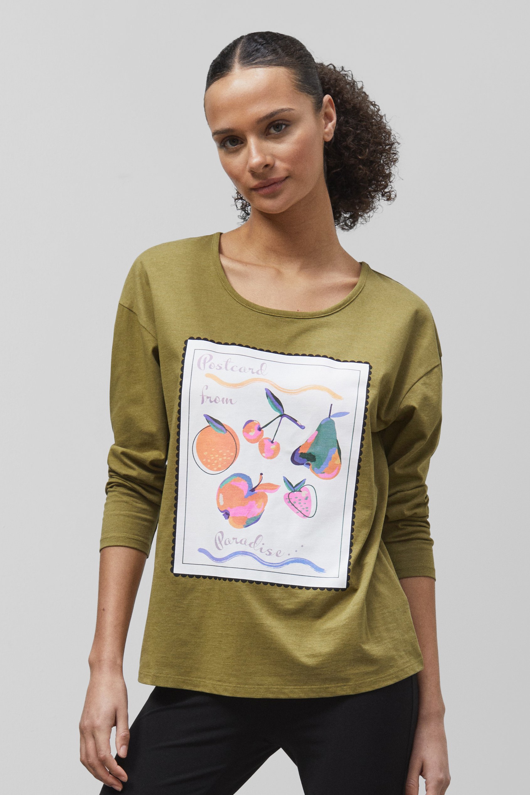 Women’s Crew Neck Long Sleeve T-Shirt | Enorsia