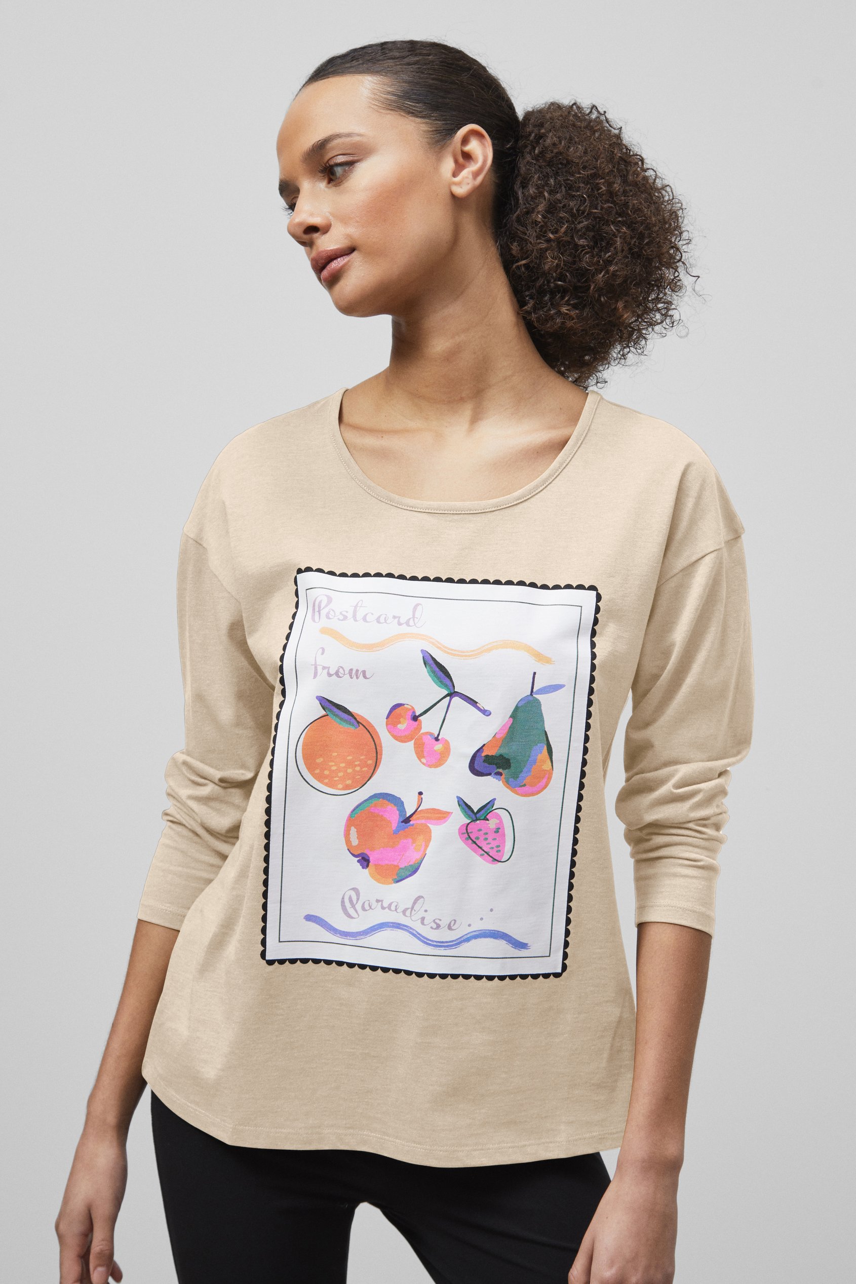 Women’s Crew Neck Long Sleeve T-Shirt | Enorsia