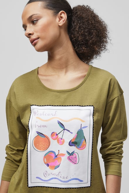 Women’s Crew Neck Long Sleeve T-Shirt | Enorsia