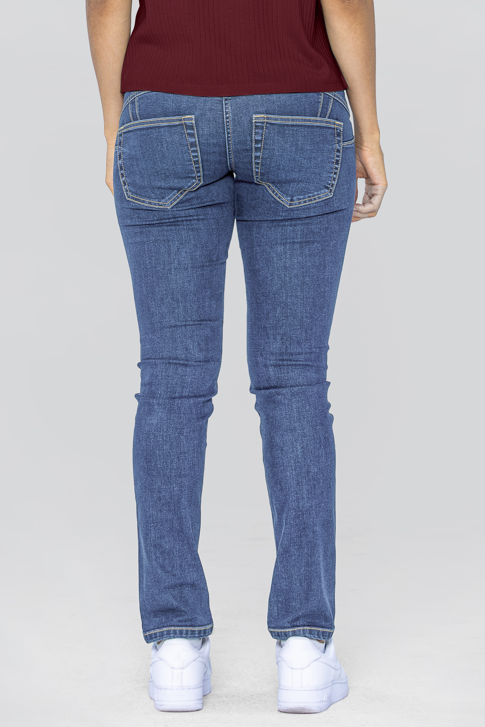 Super Stretch Pull-On Denim Leggings