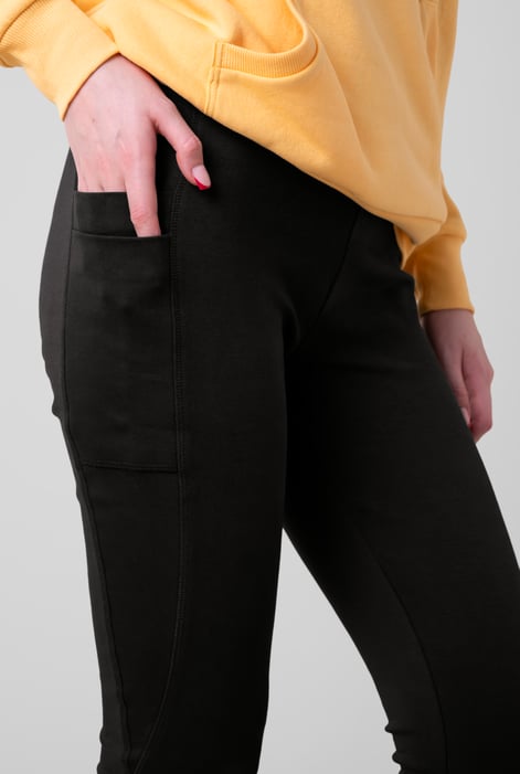 Black Rise And Shine Sculpting Pockets Leggings