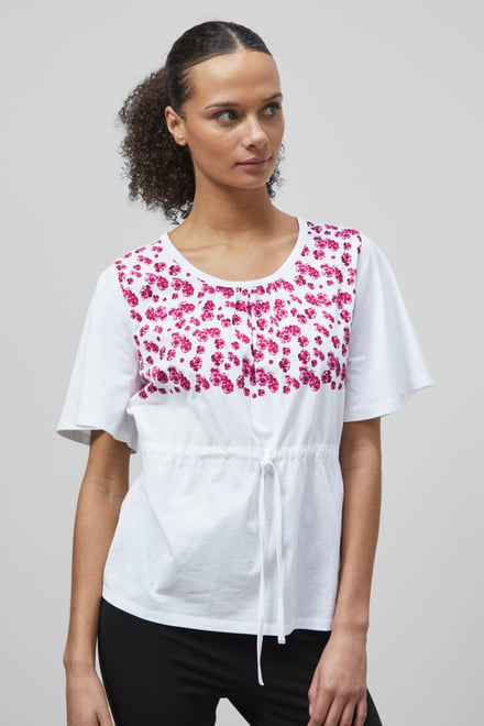 Floral Chest Print T-Shirt