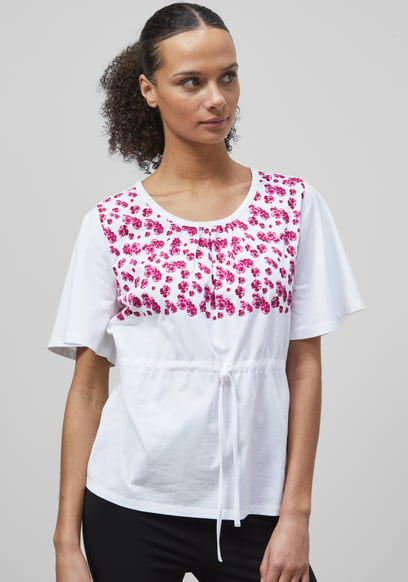 Floral Chest Print T-Shirt