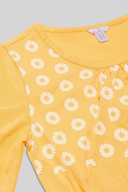 Floral Chest Print T-Shirt