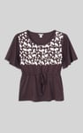 Floral Chest Print T-Shirt