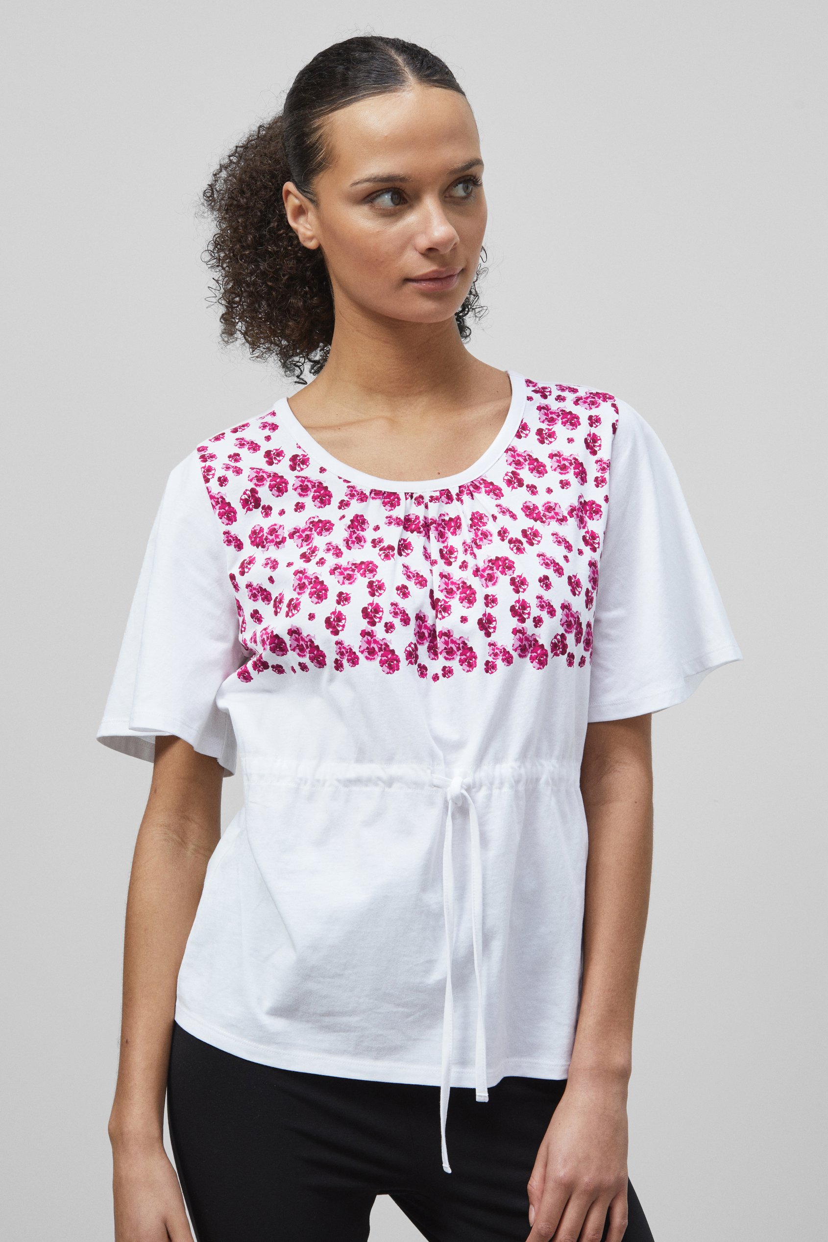 Floral Chest Print T-Shirt