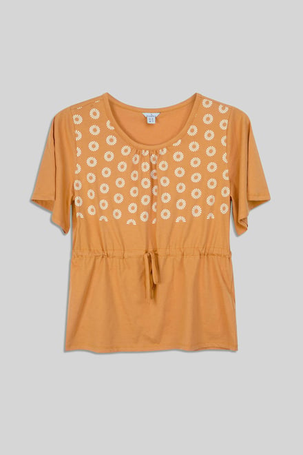 Floral Chest Print T-Shirt