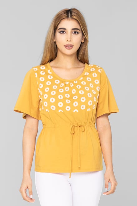 Floral Chest Print T-Shirt