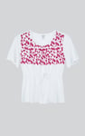Floral Chest Print T-Shirt