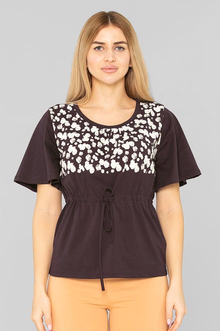 Floral Chest Print T-Shirt