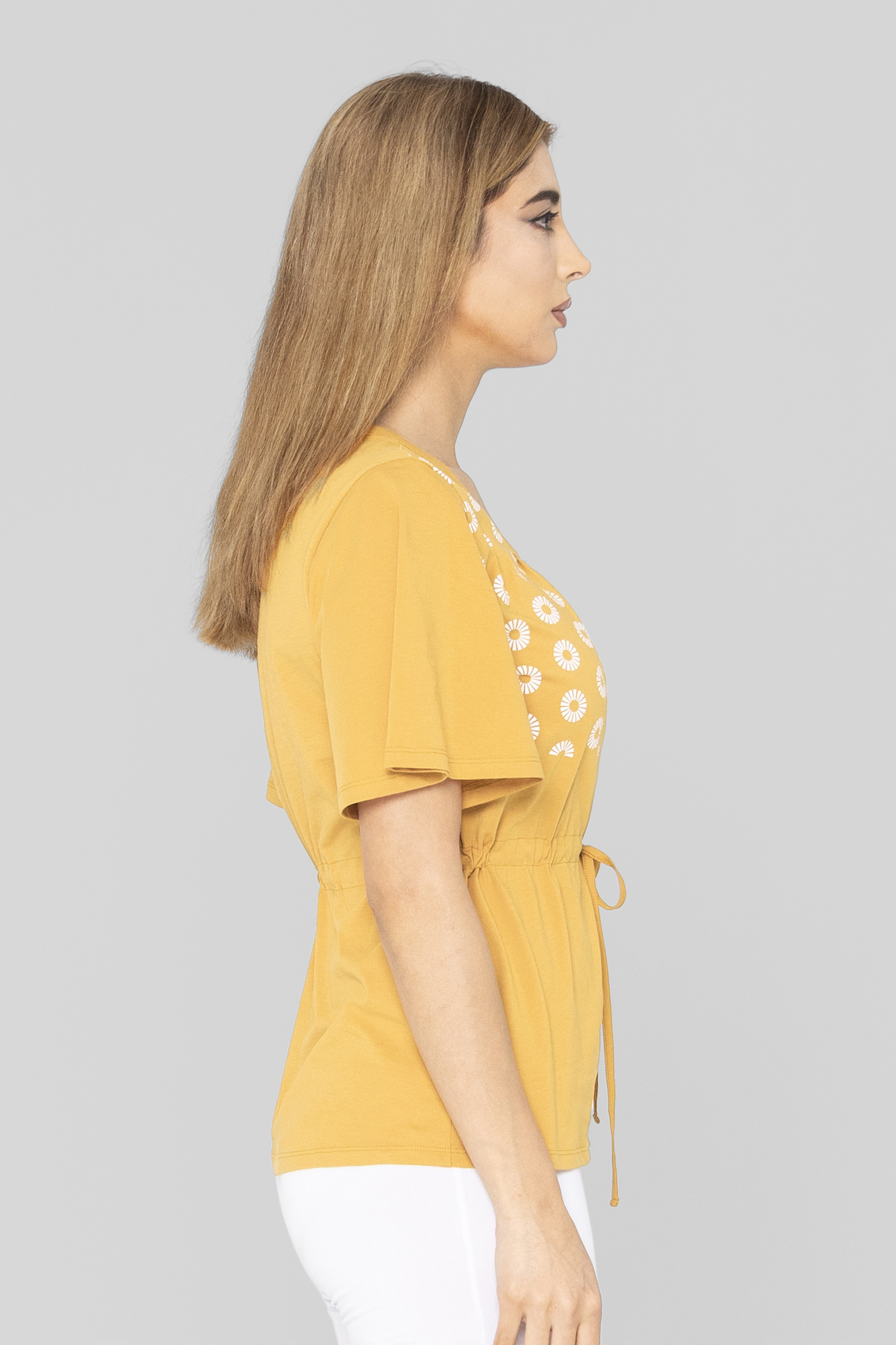 Floral Chest Print T-Shirt