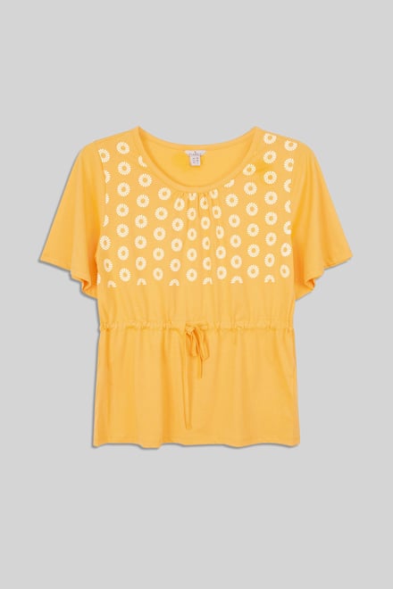 Floral Chest Print T-Shirt