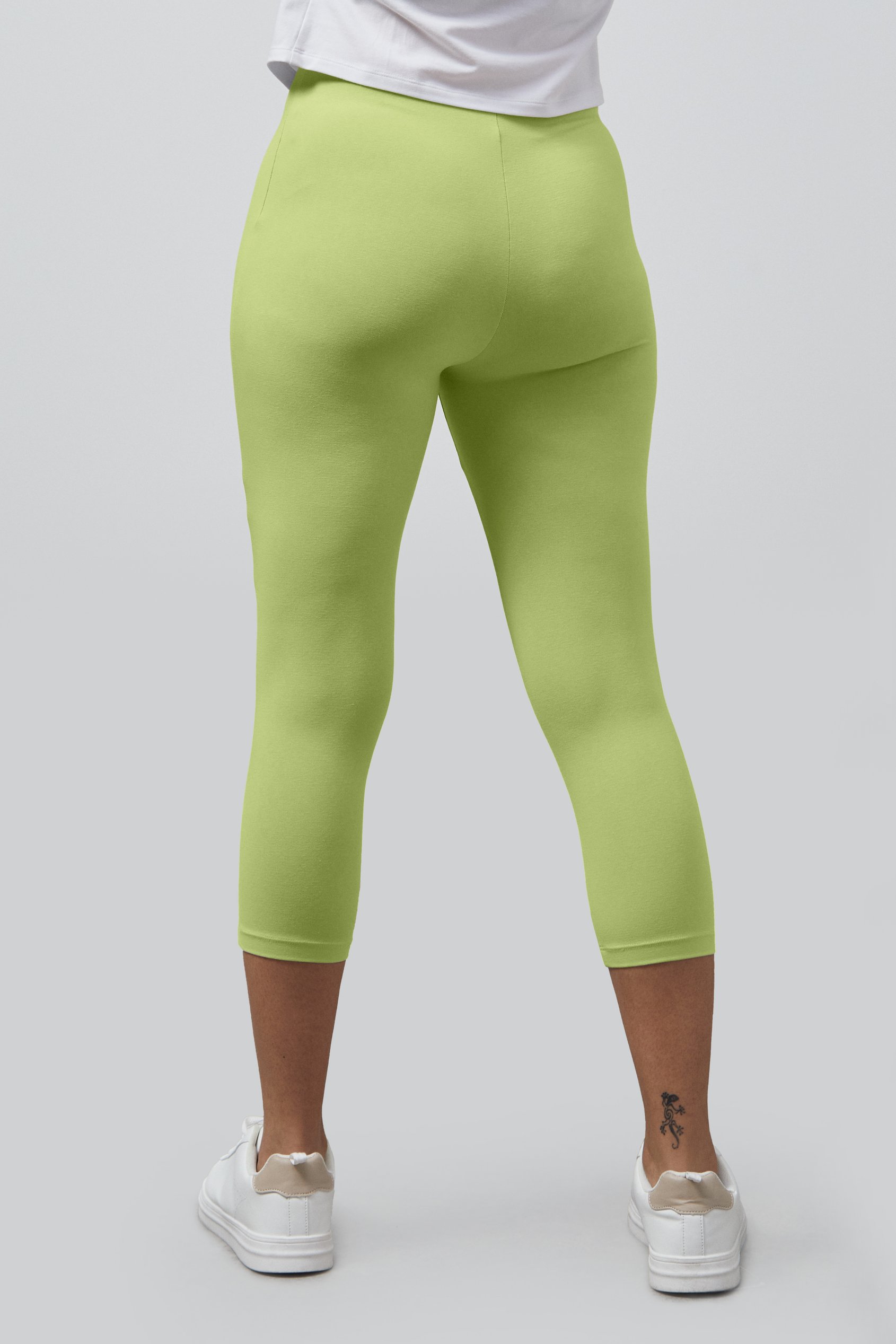 Cropped High Waist Leggings