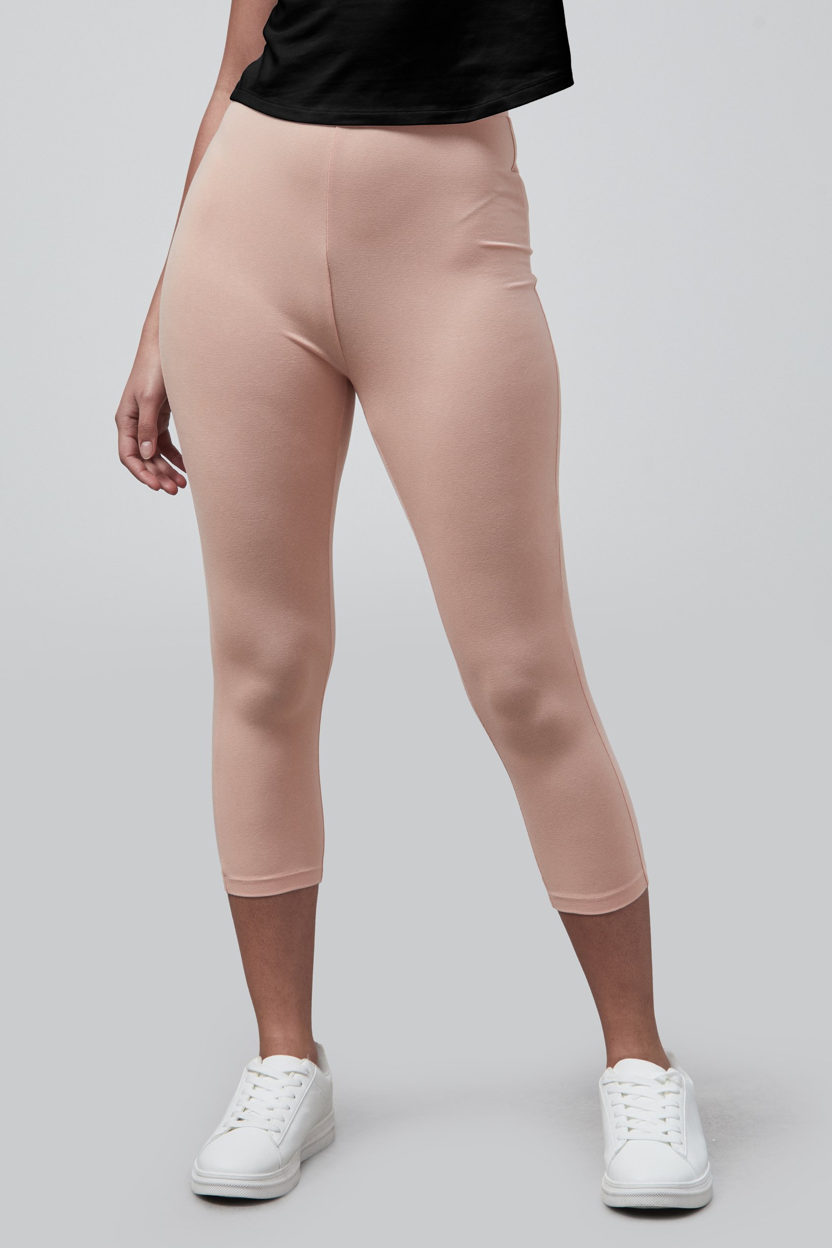 Cropped High Waist Leggings