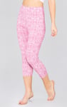 Bee Printed Cropped Leggings
