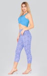 Bee Printed Cropped Leggings