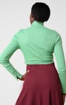 Women Turtleneck Crop Tops