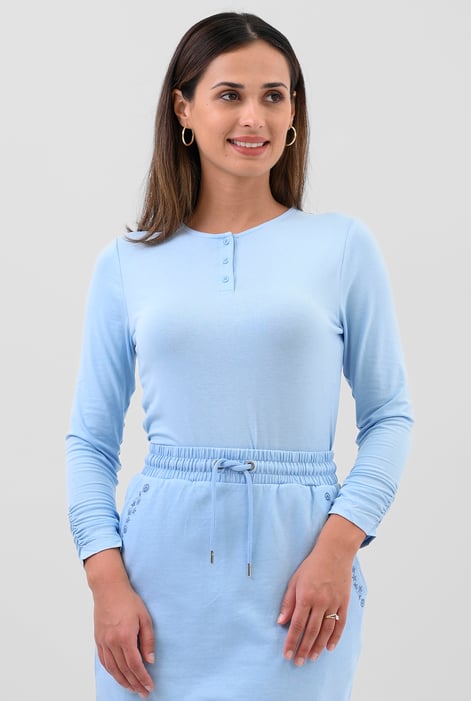 Womens Cream Hanely Crew Neck T-shirt