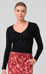 Womens Wide V-neck Casual T-Shirt