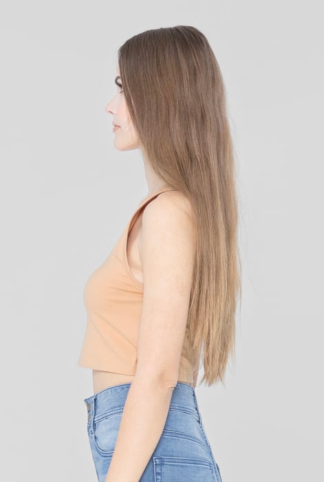 Nude Super Soft Cropped Tank Top
